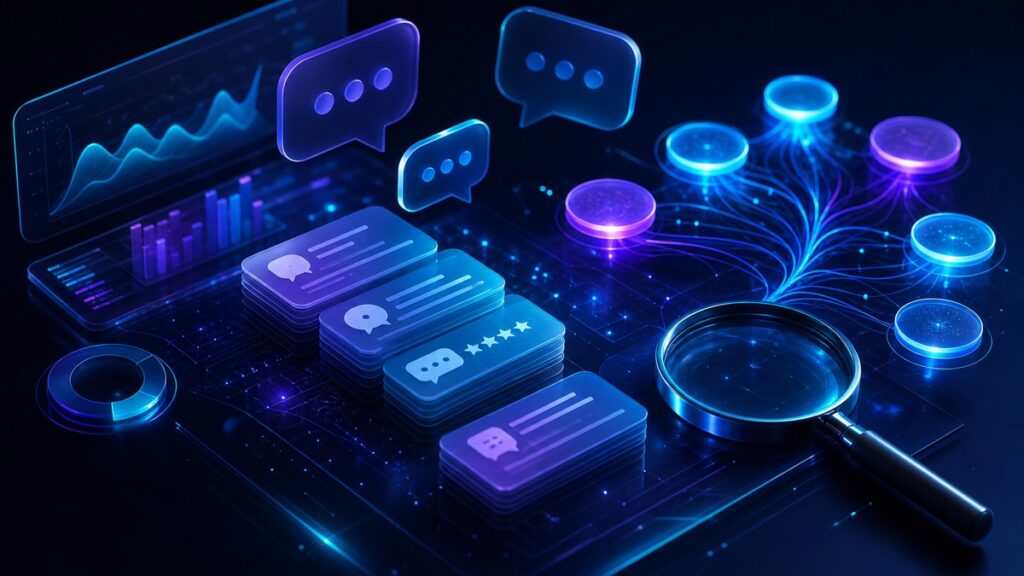Thematic illustration for AI Prompt for Analyzing Customer Feedback Themes