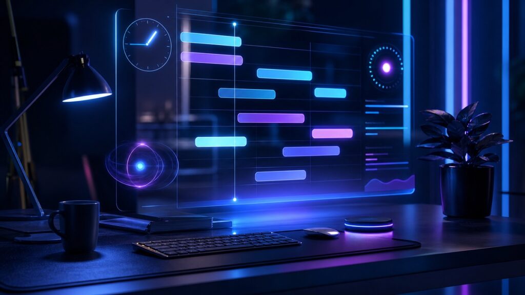 Thematic illustration for AI Prompt for Planning a Focused Workday