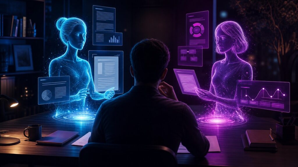 Editorial illustration for ChatGPT vs Claude for Real Work: Which Should You Use?