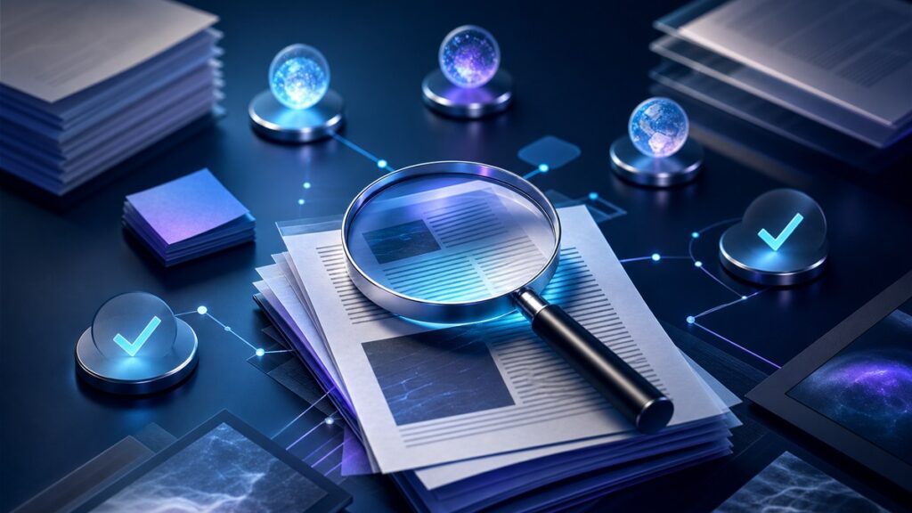 Thematic illustration for AI Prompt for Building a Source-Checked Research Brief