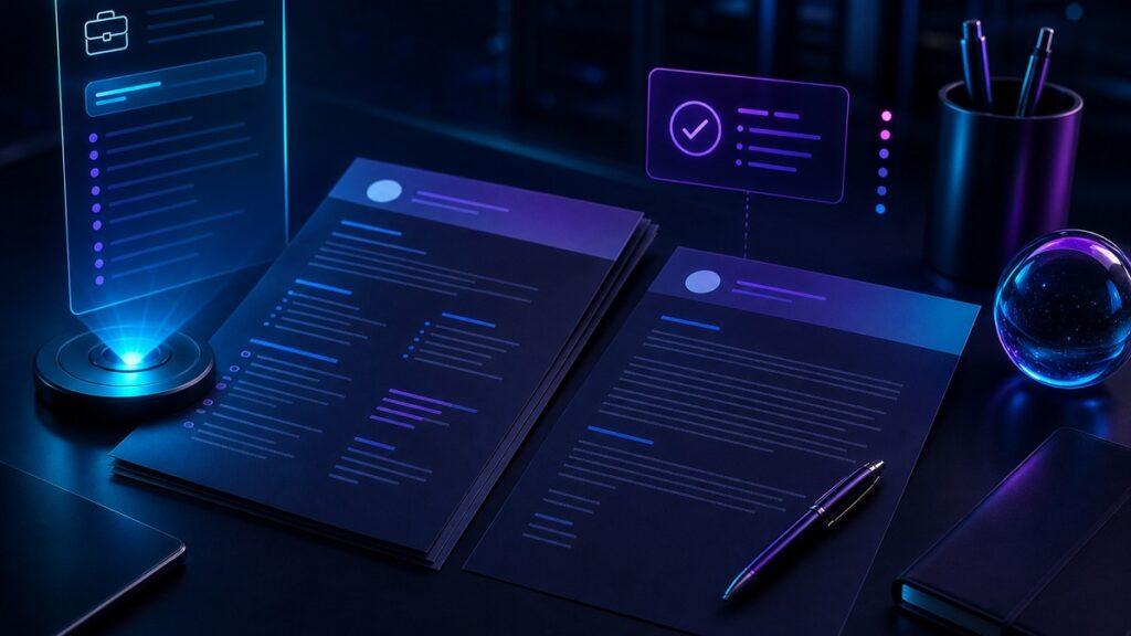Thematic illustration for AI Prompt for Tailoring a Resume and Cover Letter to a Specific Job Posting