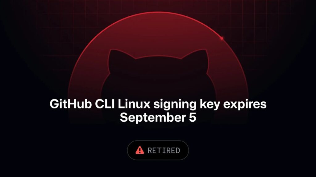 GitHub CLI signing key