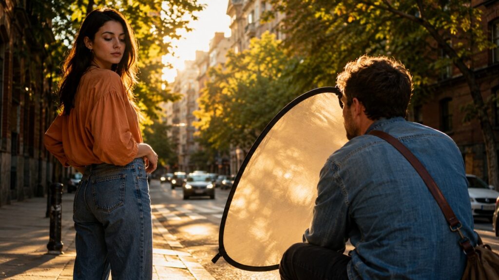 Location Portrait Photography Shot Plan for Changing Natural Light