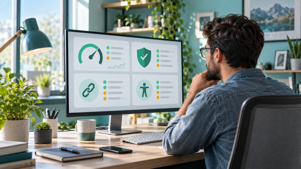 Website Health Check: 12 Technical Problems to Catch Before They Hurt Traffic — illustrated article cover