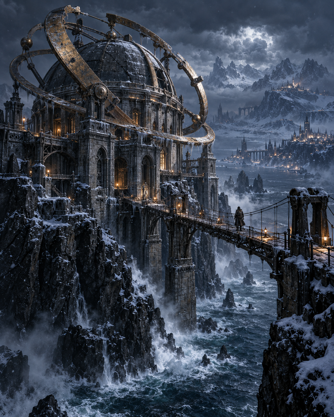 The Frostwake Observatory original AI image prompt kit cover